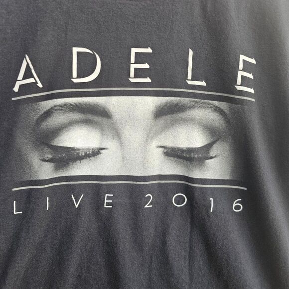 Adele Live 2016 Tour Tee • Women's XXL • Concert Tee • Water Under The Bridge - Picture 3 of 4